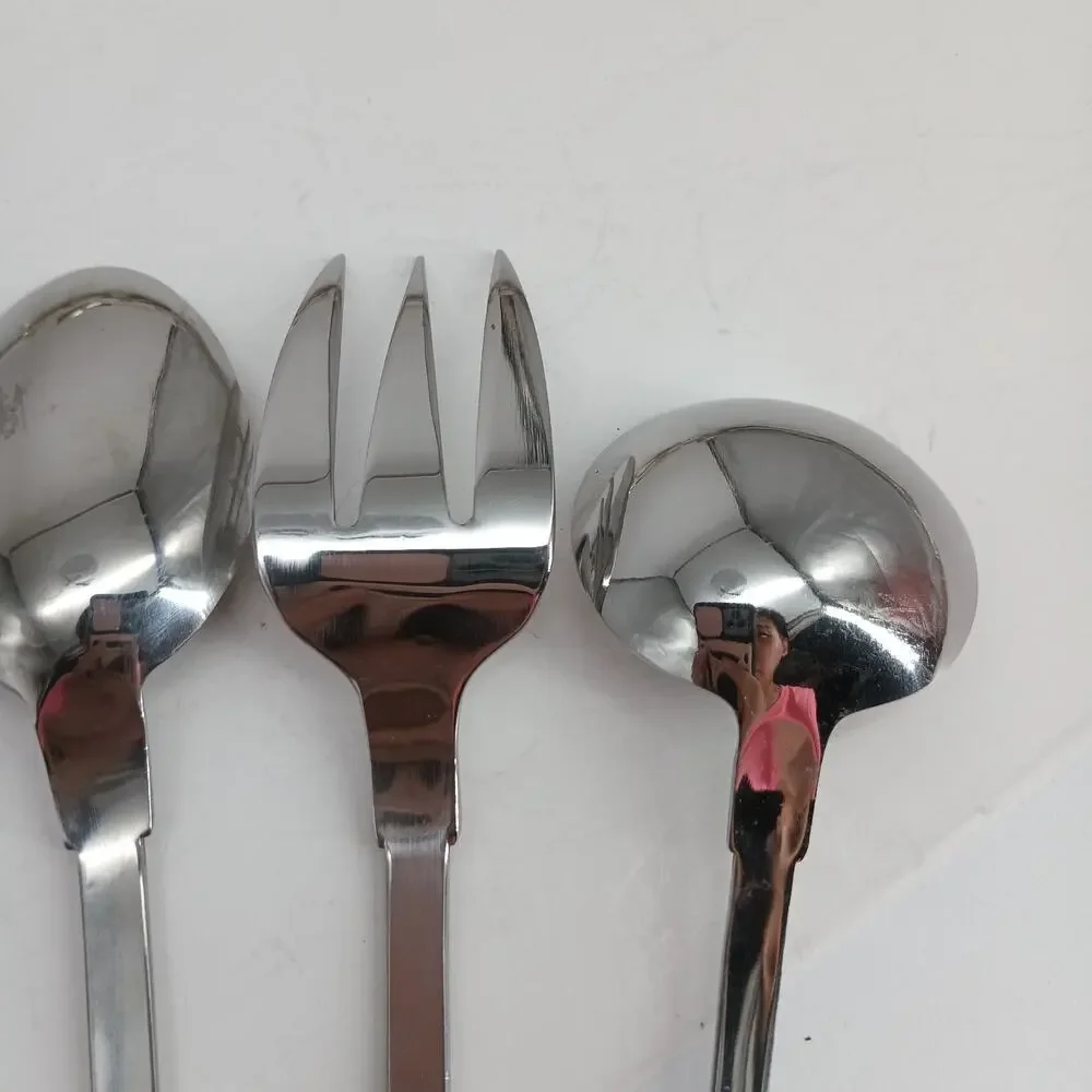 11X Gibson WATERBURY Hostess Set Serving Spoons Pie Server Ladle